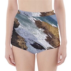 Jobo Beach Isabela Puerto Rico  High-waisted Bikini Bottoms by StarvingArtisan