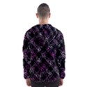 Dark Intersecting Lace Pattern Hooded Wind Breaker (Men) View2