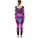 Flower Cartoon In A Cave Pop Art Long Sleeve Catsuit View2