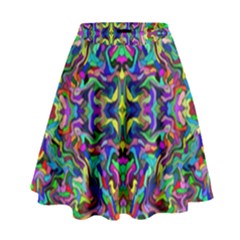 Colorful-17 High Waist Skirt by ArtworkByPatrick