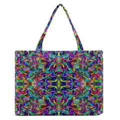 Colorful-17 Zipper Medium Tote Bag by ArtworkByPatrick