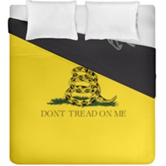 Gadsden Flag Don t tread on me Duvet Cover Double Side (King Size)