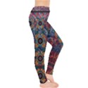 Dark Colorful Paisley Floral Patterns Leggings  View4