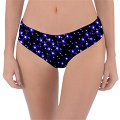 Dark Galaxy Stripes Pattern Reversible Classic Bikini Bottoms by dflcprints