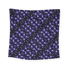 Dark Galaxy Stripes Pattern Square Tapestry (small) by dflcprints