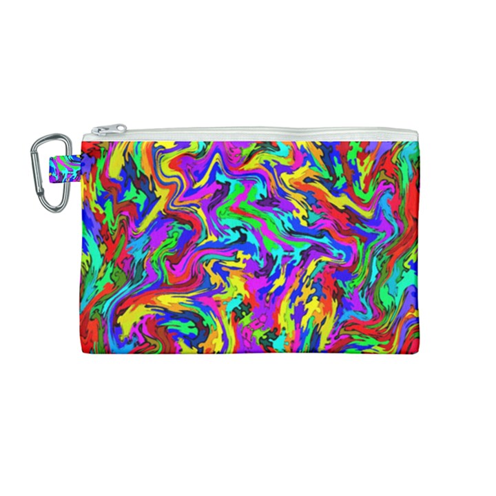 ARTWORK BY PATRICK-COLORFUL-18 Canvas Cosmetic Bag (Medium)