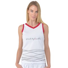 Proud Deplorable MAGA Women for Trump with Heart Women s Basketball Tank Top