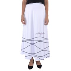 Proud Deplorable Maga Women For Trump With Heart Flared Maxi Skirt by snek