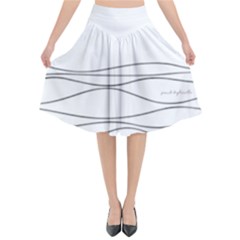 Proud Deplorable Maga Women For Trump With Heart Flared Midi Skirt by snek