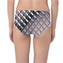 3d Abstract Pattern Mid-Waist Bikini Bottoms View2