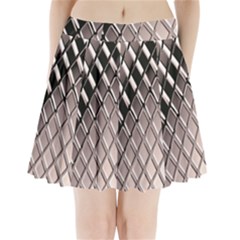 3d Abstract Pattern Pleated Mini Skirt