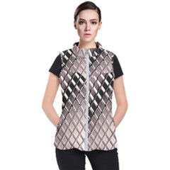 3d Abstract Pattern Women s Puffer Vest