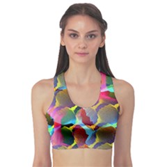 3d Pattern Mix Sports Bra