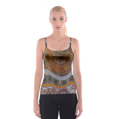 Aboriginal Traditional Pattern Spaghetti Strap Top