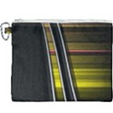 Abstract Multicolor Vectors Flow Lines Graphics Canvas Cosmetic Bag (XXXL) View1