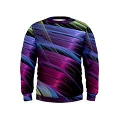 Abstract Satin Kids  Sweatshirt