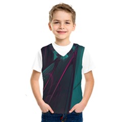 Abstract Green Purple Kids  Sportswear by Sapixe