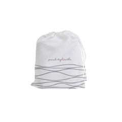 Proud Deplorable MAGA Women for Trump with Heart and handwritten text Drawstring Pouches (Small) 