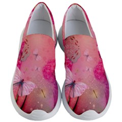 Wonderful Butterflies With Dragonfly Women s Lightweight Slip Ons by FantasyWorld7