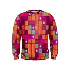 Abstract Background Colorful Kids  Sweatshirt