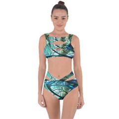 Abstract Bandaged Up Bikini Set 