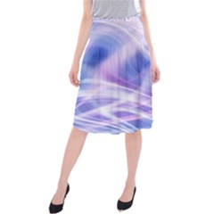 Abstract Graphic Design Background Midi Beach Skirt
