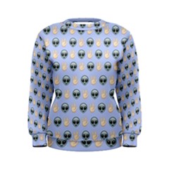 Alien Pattern Women s Sweatshirt