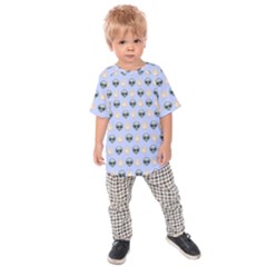 Alien Pattern Kids Raglan Tee