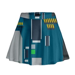 Amphisbaena Two Platform Dtn Node Vector File Mini Flare Skirt by Sapixe