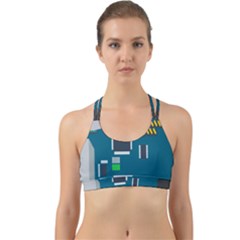 Amphisbaena Two Platform Dtn Node Vector File Back Web Sports Bra by Sapixe