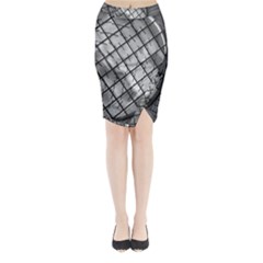 Architecture Roof Structure Modern Midi Wrap Pencil Skirt