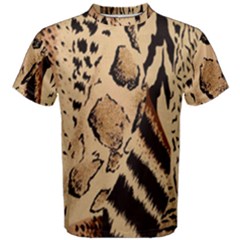 Animal Fabric Patterns Men s Cotton Tee by Sapixe