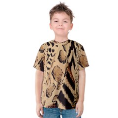 Animal Fabric Patterns Kids  Cotton Tee