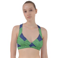 Arrow Texture Background Pattern Sweetheart Sports Bra