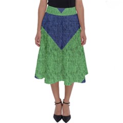 Arrow Texture Background Pattern Perfect Length Midi Skirt
