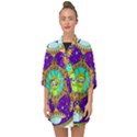 Alien Mandala Half Sleeve Chiffon Kimono View1