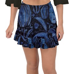 Art And Light Dorothy Fishtail Mini Chiffon Skirt