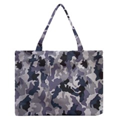 Army Camo Pattern Zipper Medium Tote Bag