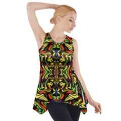 Artwork By Patrick-colorful-19 Side Drop Tank Tunic by ArtworkByPatrick