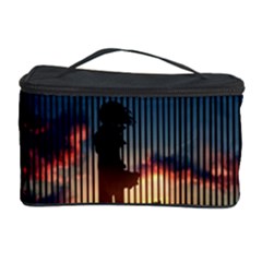 Art Sunset Anime Afternoon Cosmetic Storage Case by Sapixe