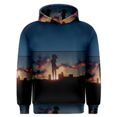 Art Sunset Anime Afternoon Men s Overhead Hoodie by Sapixe