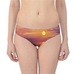 Art Sunset Beach Sea Waves Hipster Bikini Bottoms