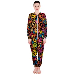 Art Traditional Pattern Onepiece Jumpsuit (ladies) 