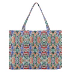 Colorful-23 Zipper Medium Tote Bag by ArtworkByPatrick