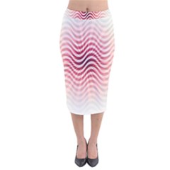 Art Abstract Art Abstract Velvet Midi Pencil Skirt