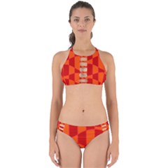 Background Texture Pattern Colorful Perfectly Cut Out Bikini Set