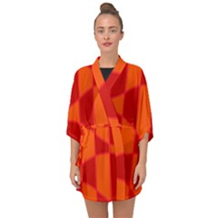 Background Texture Pattern Colorful Half Sleeve Chiffon Kimono