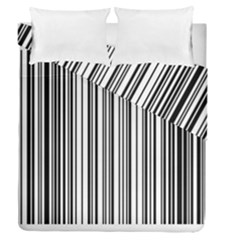 Barcode Pattern Duvet Cover Double Side (queen Size) by Sapixe