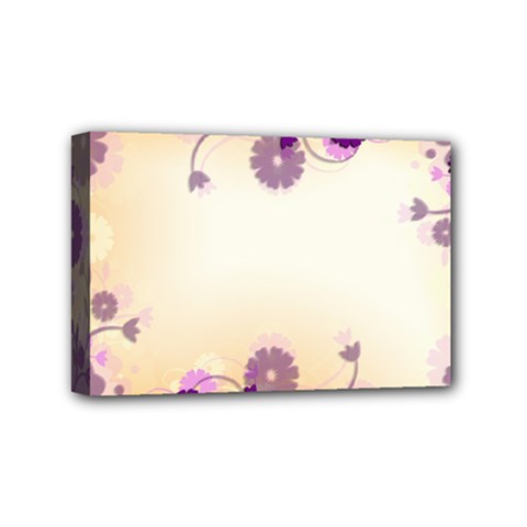 Background Floral Background Mini Canvas 6  X 4 