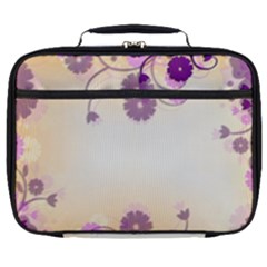 Background Floral Background Full Print Lunch Bag by Sapixe